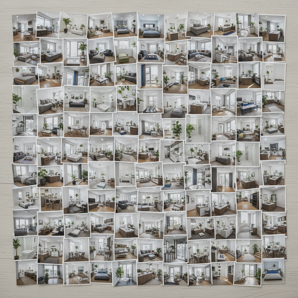 Ovreon verwaltete Apartments - Collage von hochwertigen Ferienwohnungen